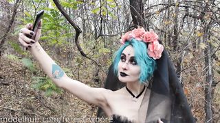 Halloween Cosplayes spiné popóba rakva