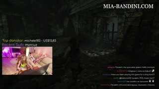 Gamer nőci popóba tolva